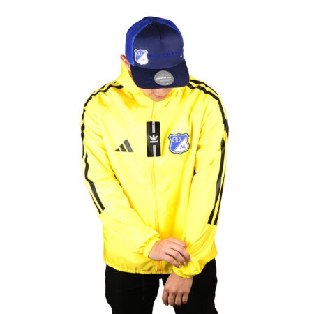 Chaqueta y Gorra Amarilla Millonarios