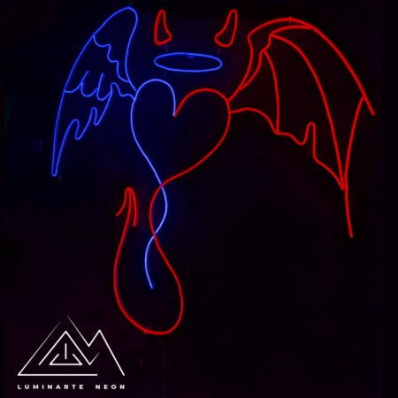 Alas corazón Ángel y Demonio